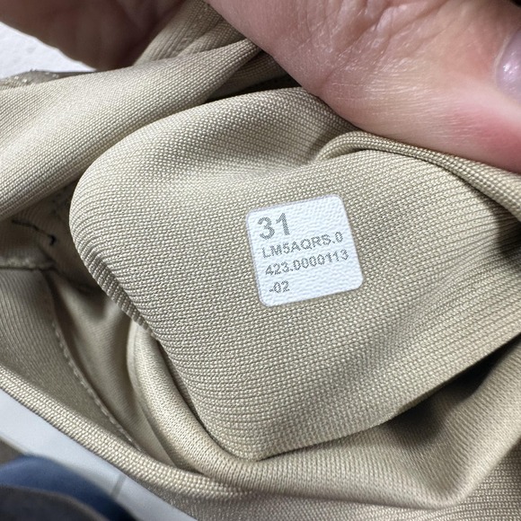 Lululemon Pants Mens 31 Tan ABC 5 Pocket Performance Stretch Slim Fit Warpstreme - Picture 10 of 15